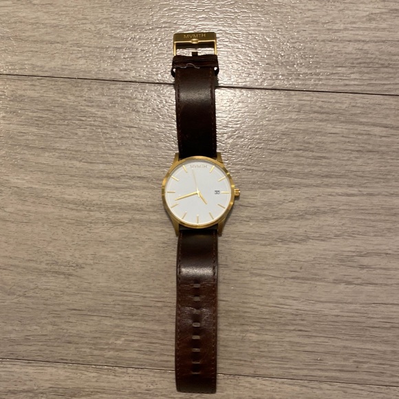 MVMT Accessories Mens Mvmt Brown Gold Watch Poshmark